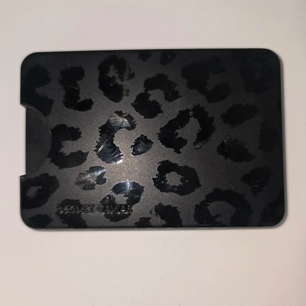 Velvet Caviar Magnetic Phone Wallet Black Leopard MagSafe Card Holder Accessory